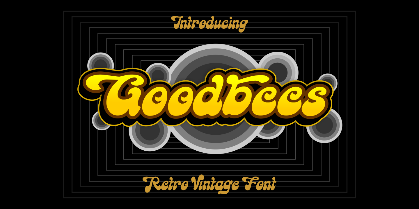 Goodbees Font preview